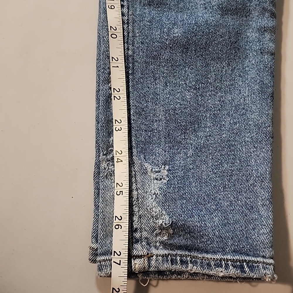 Agolde Classic Blue Denim Jeans - Picture 6 of 7